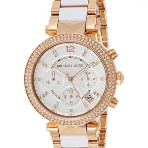 Michael Kors Women's Parker Rose Gold-Tone Watch